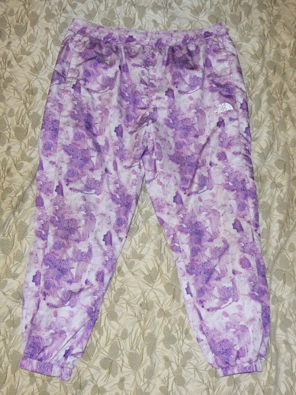 The North Face Womens 1x Hydrenaline jogger pants windwall active purple white